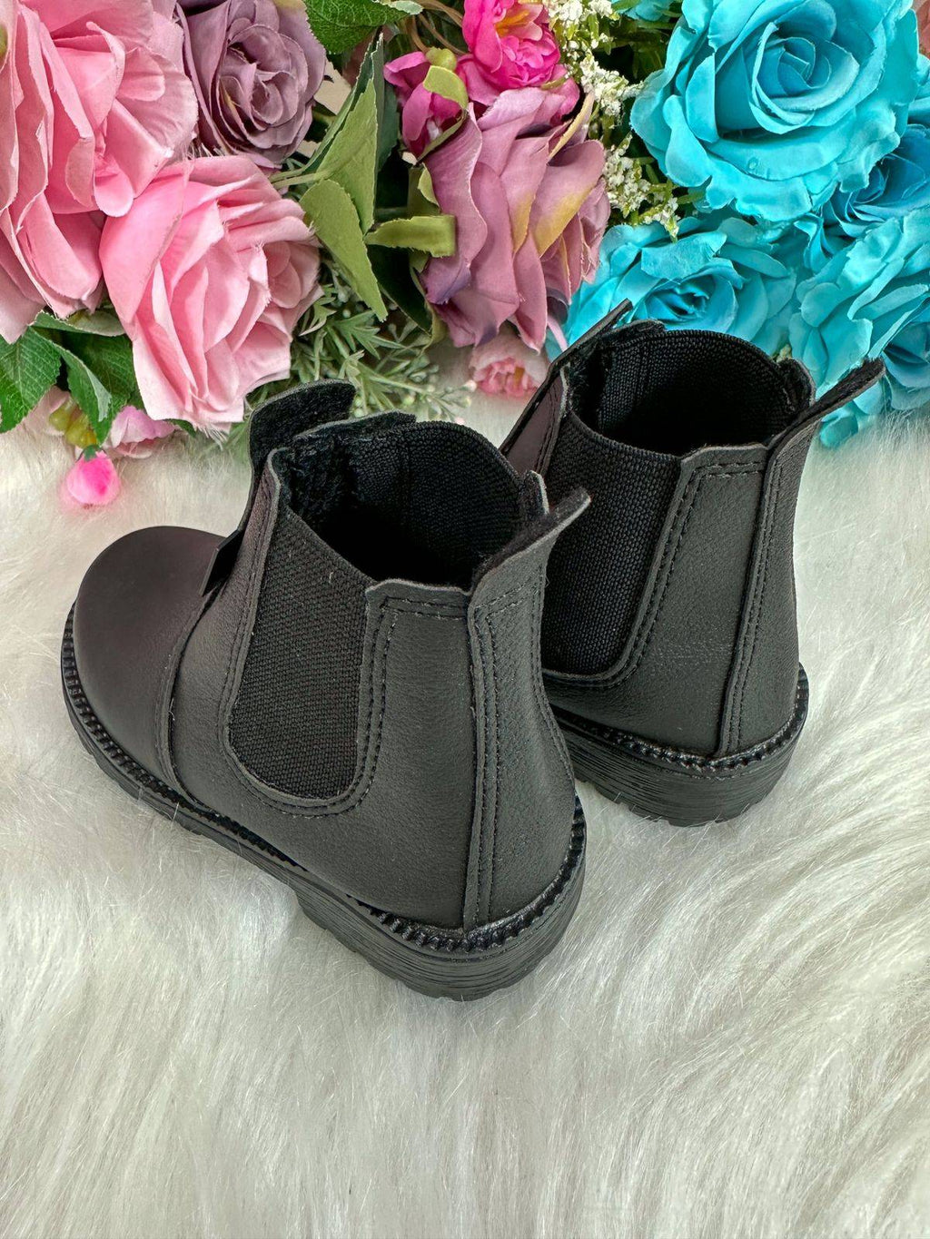 Bota Infantil Confortável em Preto