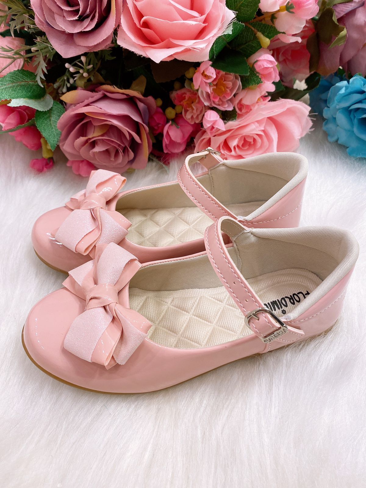 Sapatilha Rosa Bebê Estilo Clássico Confortável para Passeios e Festas