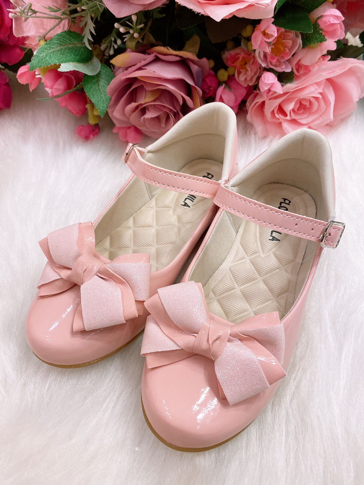 Sapatilha Rosa Bebê Estilo Clássico Confortável para Passeios e Festas