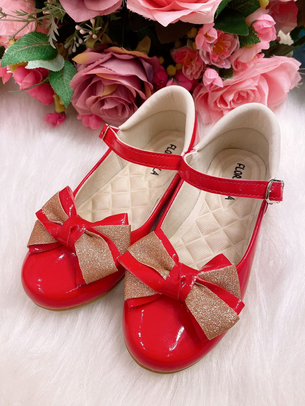 Sapatilha Vermelha Fashion para Meninas com Solado Macio