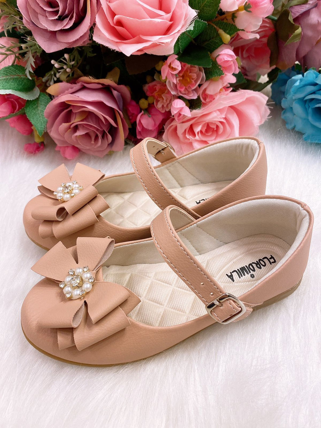 Sapatilha Nude Fosca para Meninas com Estilo Clássico
