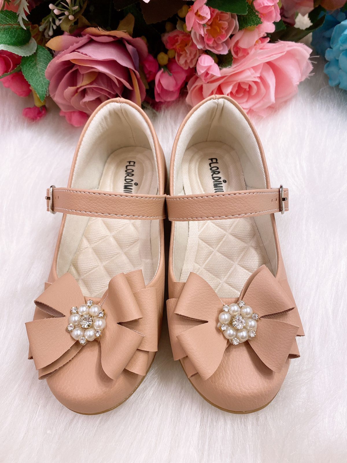 Sapatilha Nude Fosca para Meninas com Estilo Clássico