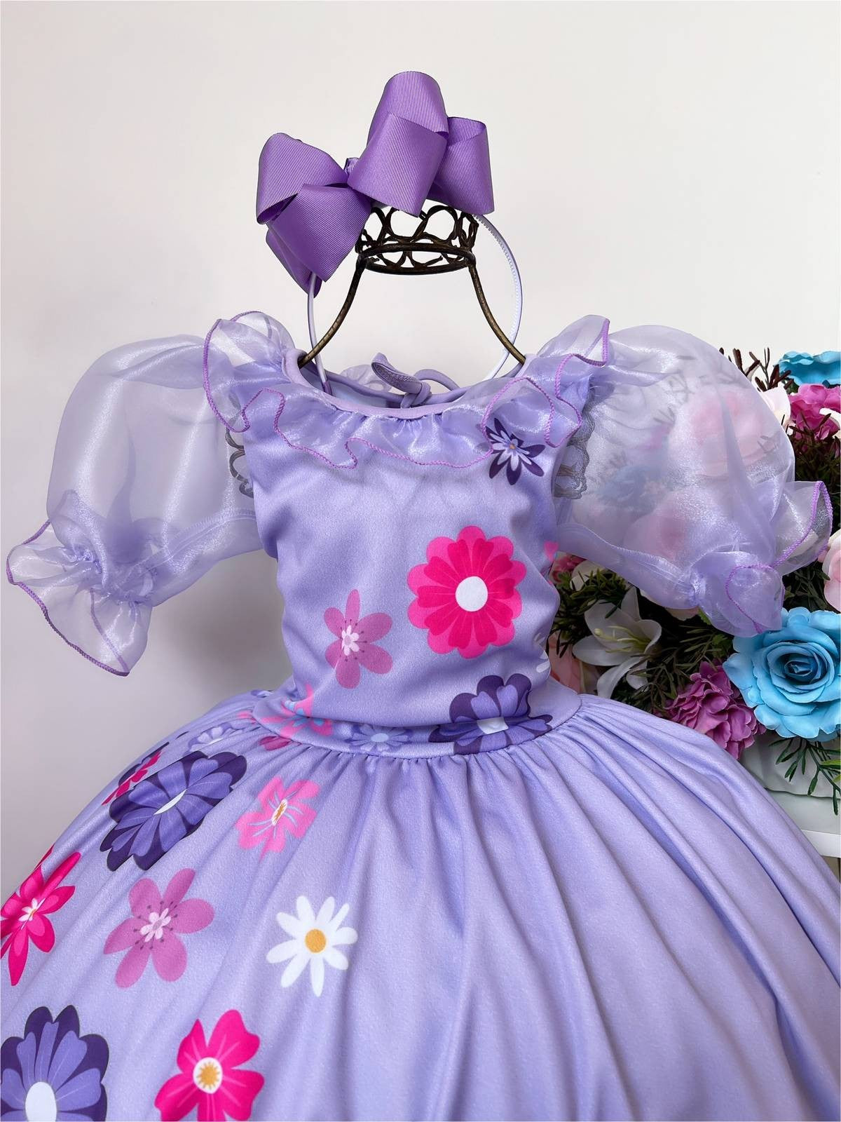 Vestido Infantil Isabela Para Festas de Princesa