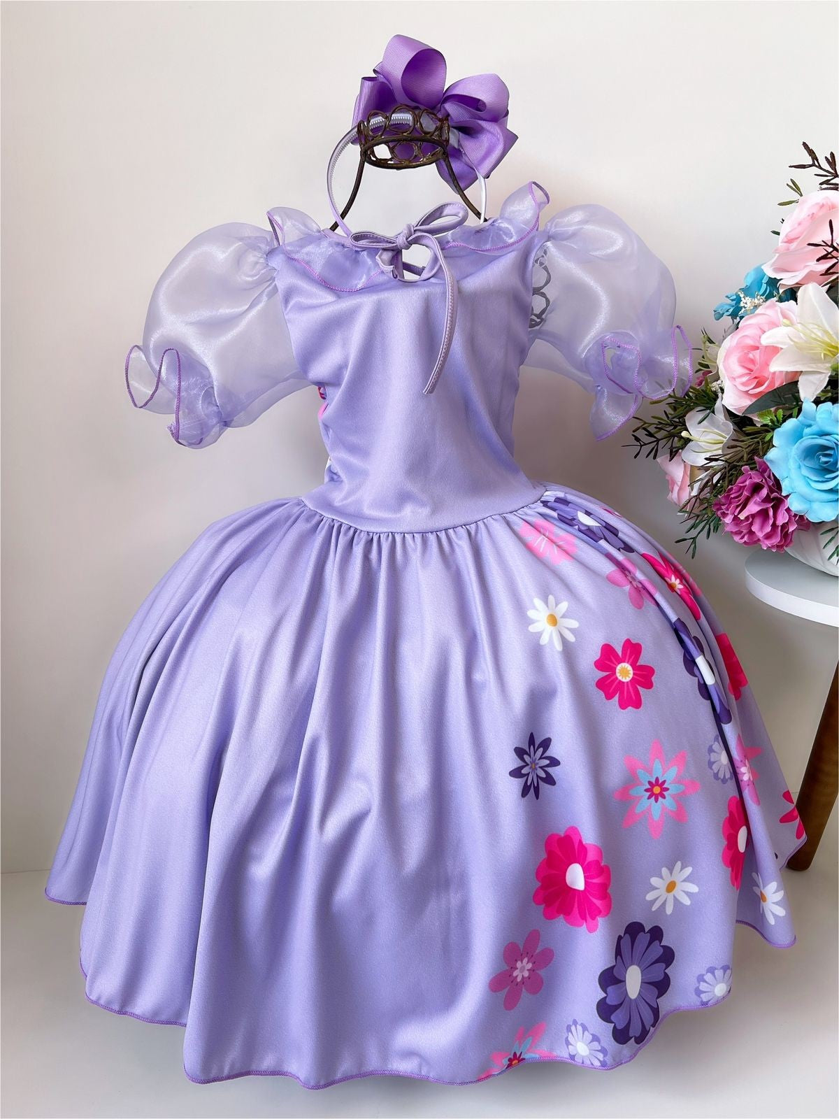 Vestido Infantil Isabela Para Festas de Princesa
