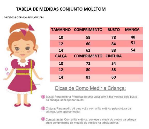 Conjunto Moletom Infantil Rosa Chá Com Calça Legging Estampada