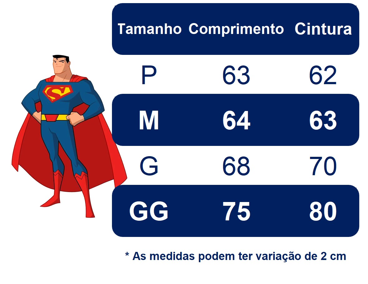 Fantasia Infantil Super Homem em Helanca e Poliéster com Capa