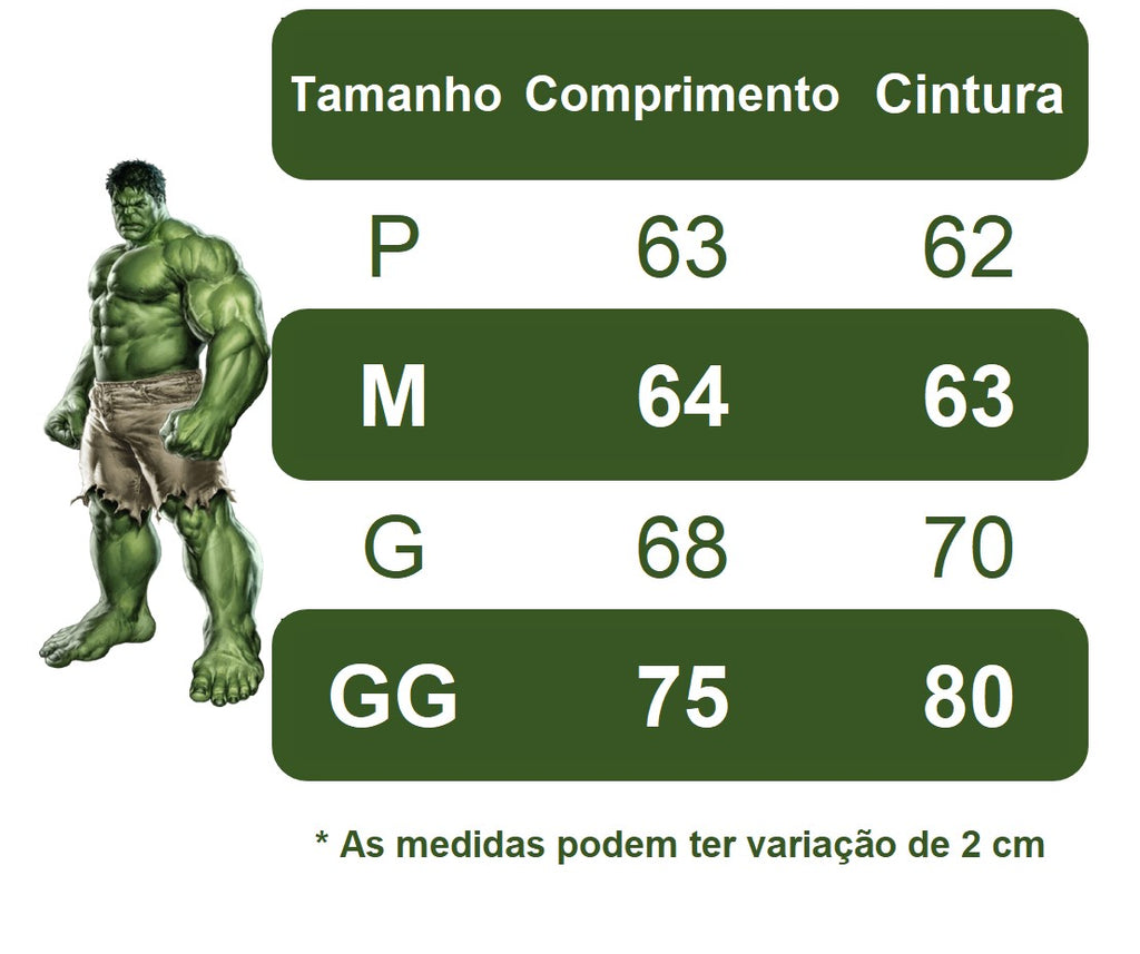 Fantasia Infantil do Incrível Hulk com Máscara de E.V.A