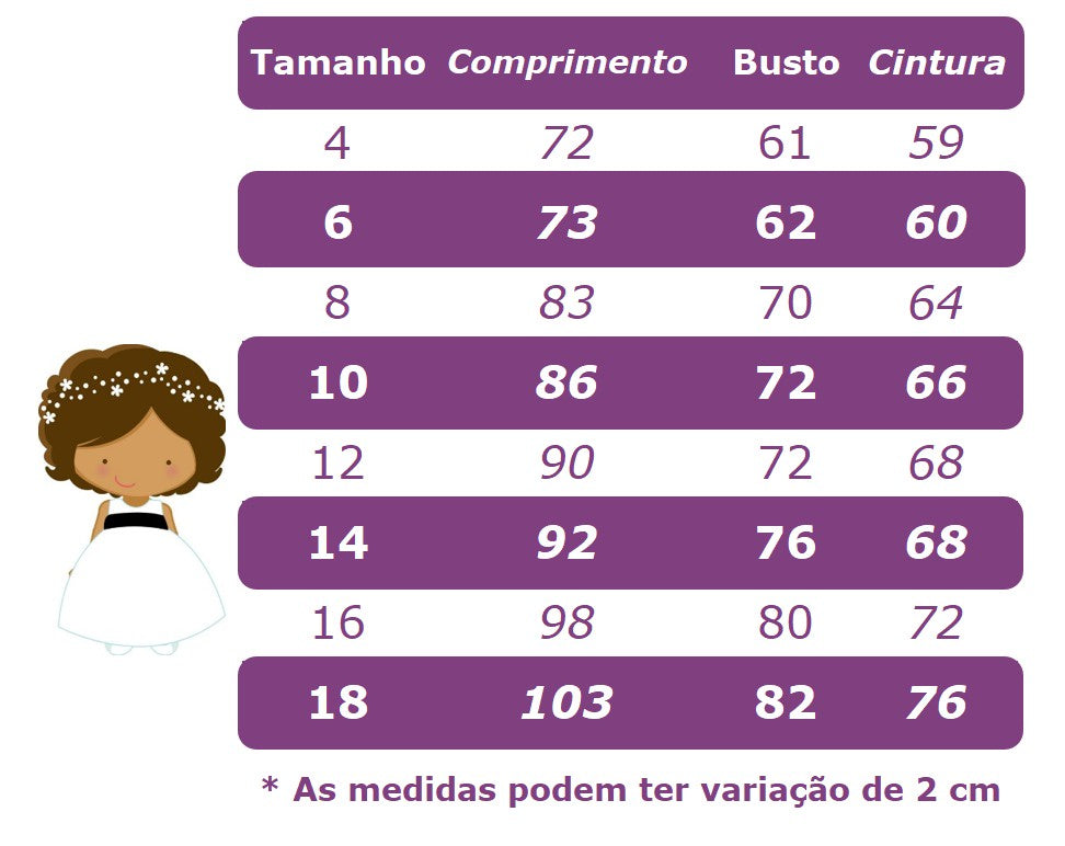 Vestido Infantil Rosa Com Renda e Aplique de Flores para Damas