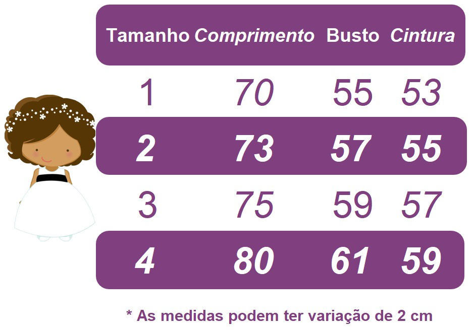 Vestido Infantil Branco com Renda para Daminhas de Honra