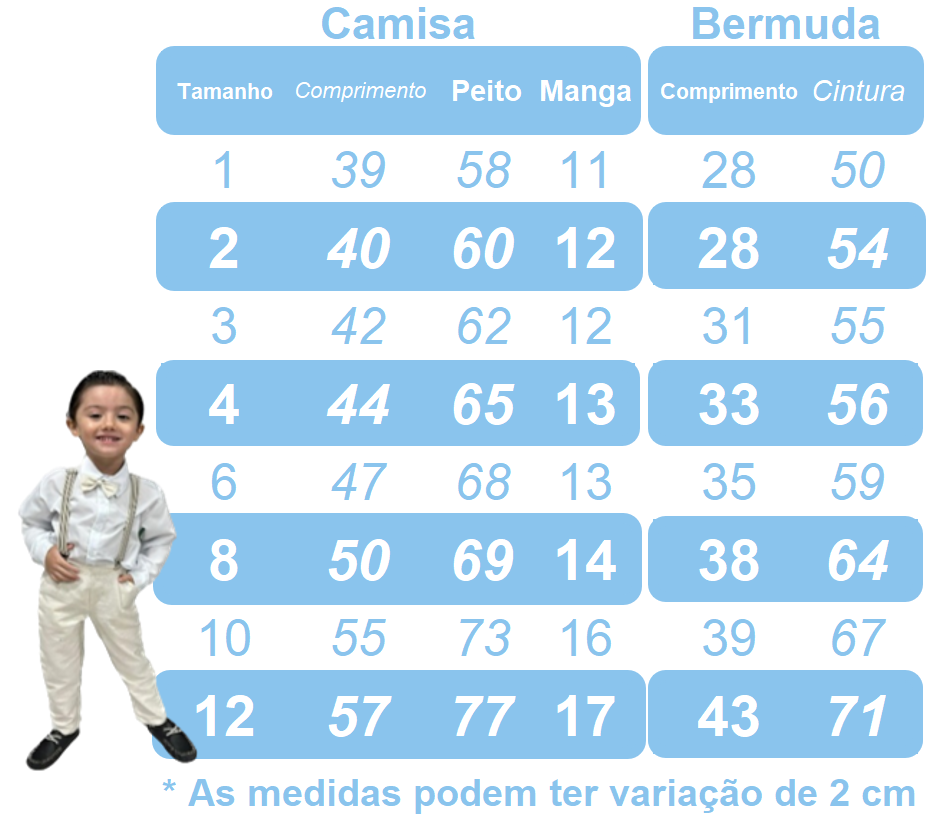 Conjunto Infantil Camisa Branca Estampada e Bermuda Cinza com Cordão