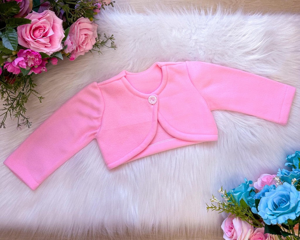 Casaco Bolero Soft Sofia Rosa