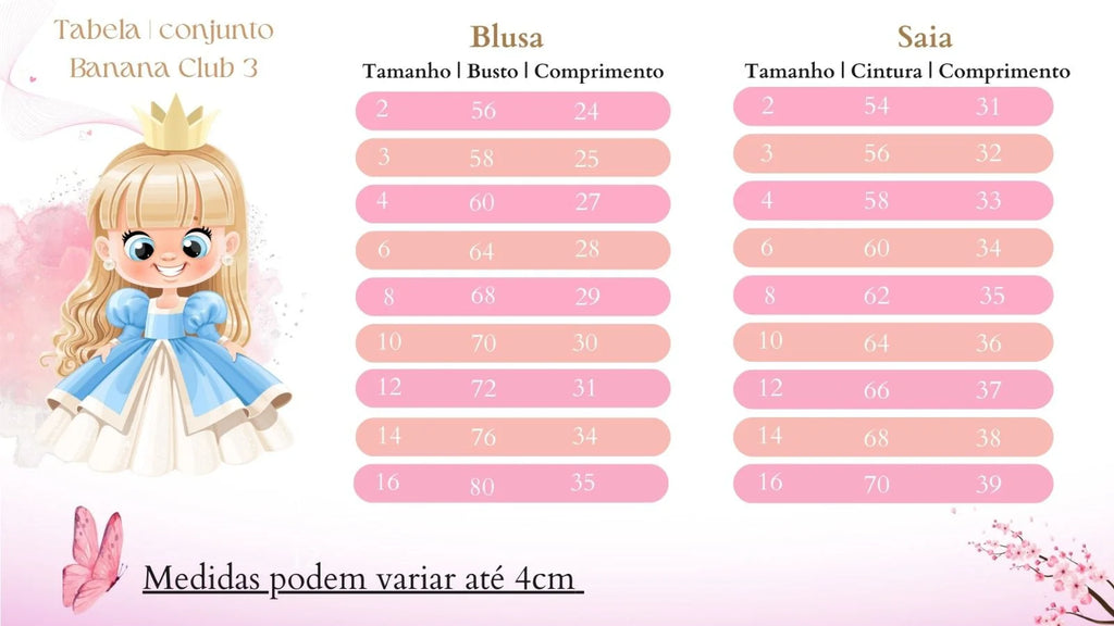 Conjunto Junino Luxo Gabriela Xadrez Pink em Tecido 100% Poliéster