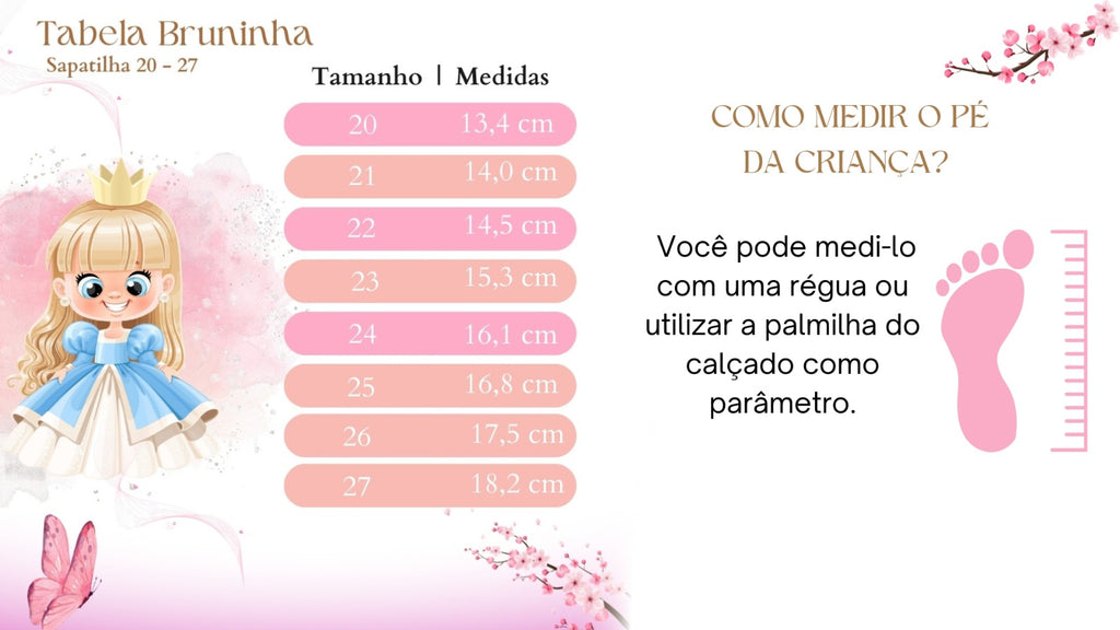 Sapatilha Flores Nude para Meninas em Tecido Sintético