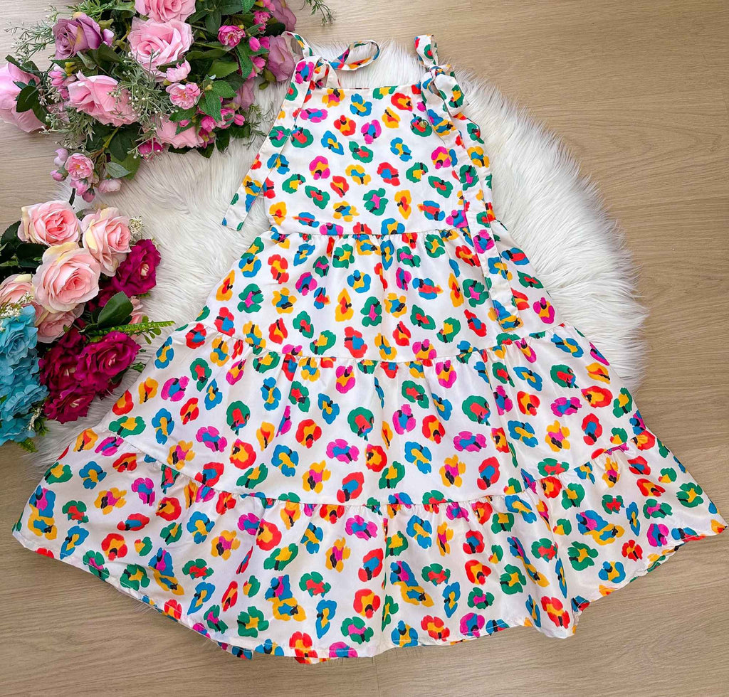 Vestido Infantil Mãe e Filha em Tecido Ligth Basic Off