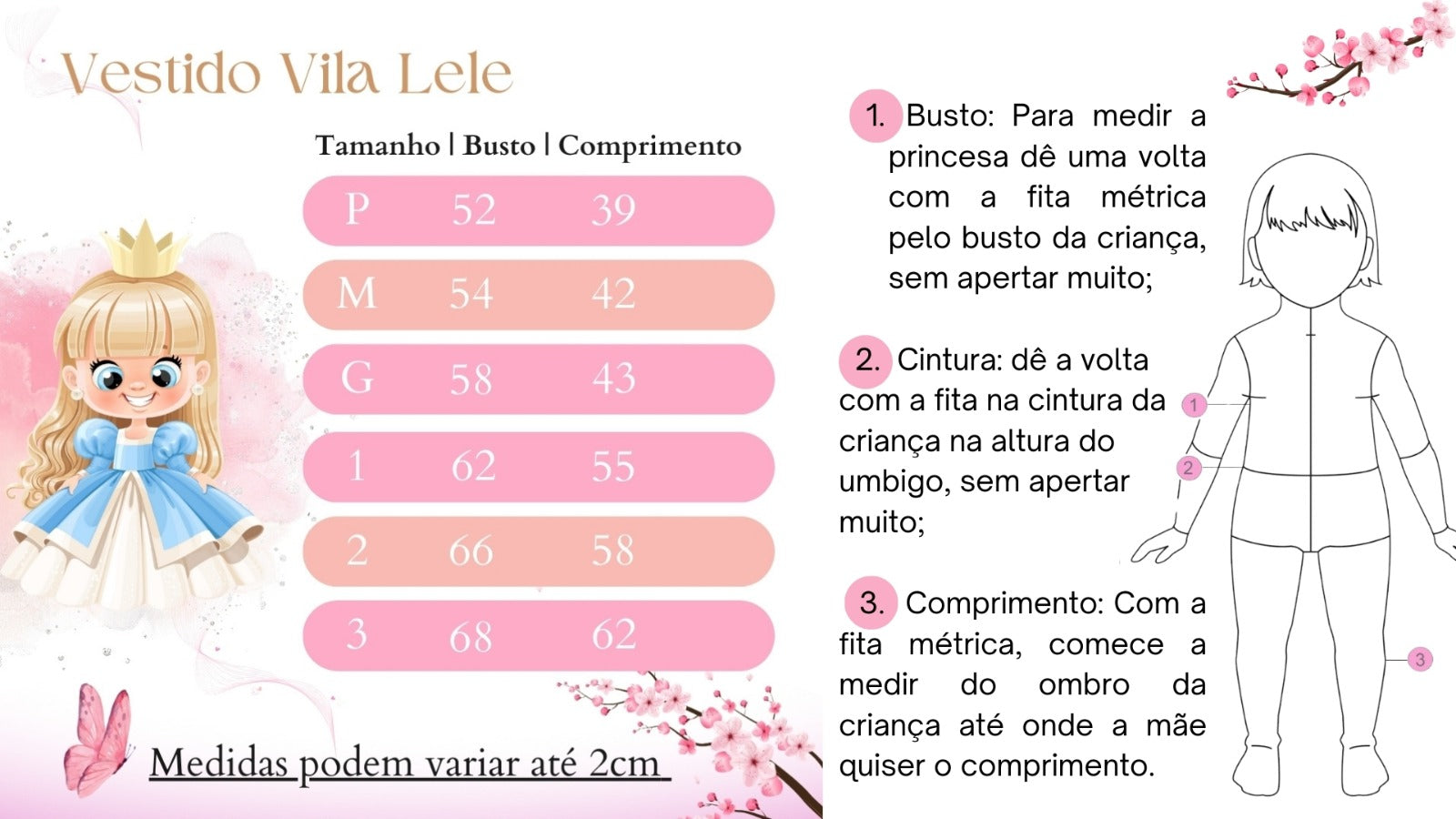 Vestido Vila Lele Jardim das Borboletas Baby Liz Azul Bebe