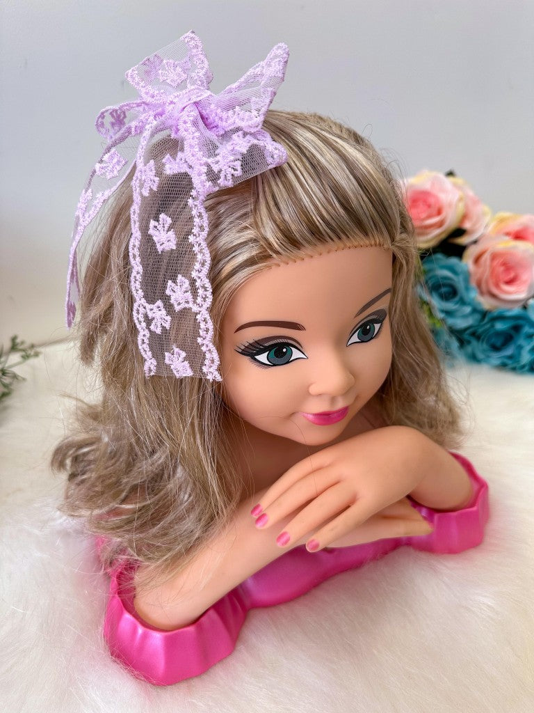 Laço Belli Jessica Renda Lilas