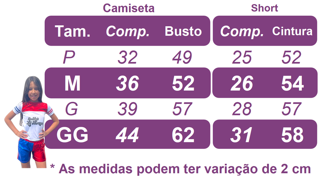 Fantasia Infantil Arlequina com Tiara e Super Brilho para Festas