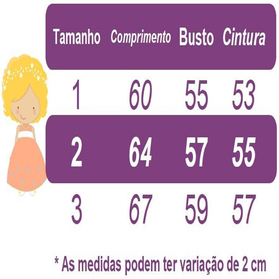 Vestido Infantil Salmão com Bordado e Apliques de Flores e Pérolas