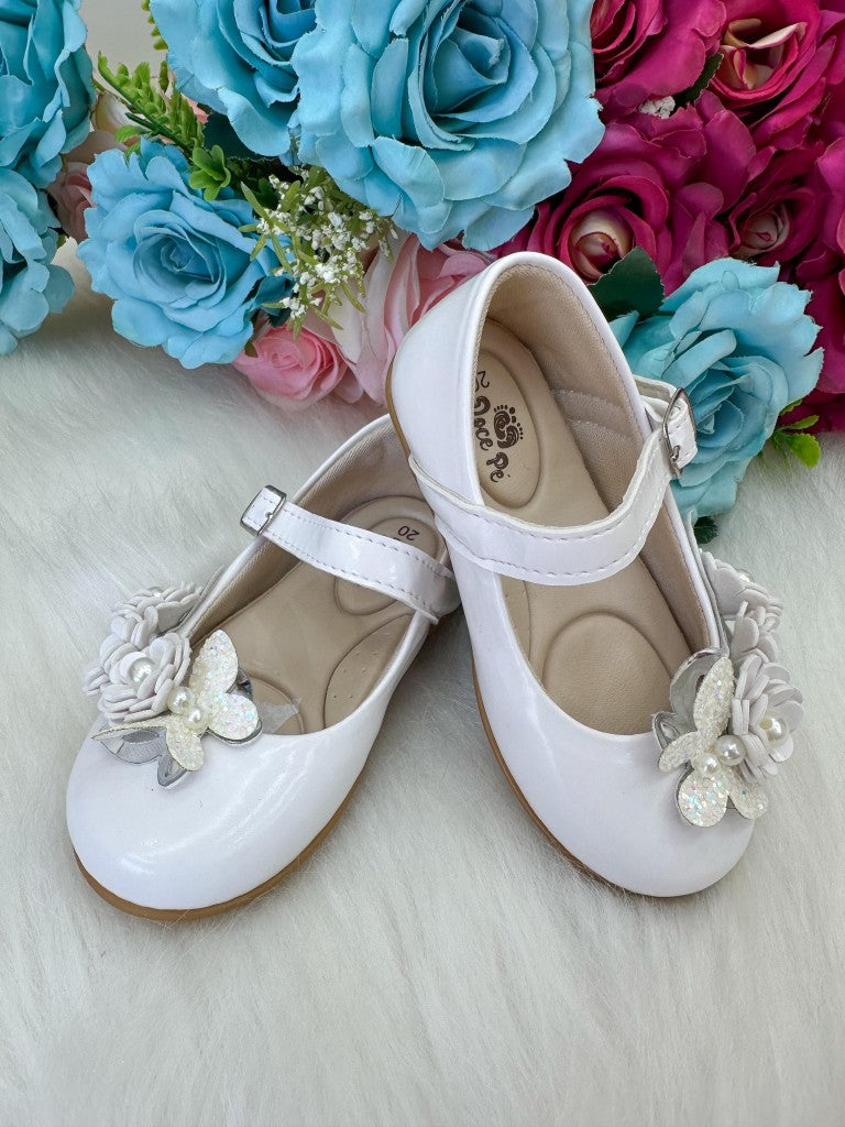 Sapatilha Branca Jardim Encantado Para Meninas Modelo 2