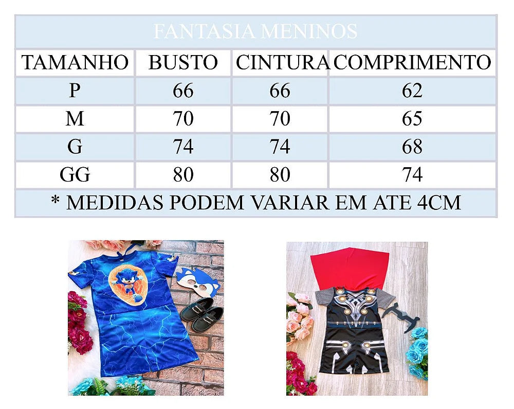 Fantasia Temática Patrulha Canina com Máscara para Crianças