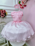 Fantasia Infantil Bailarina Luxo com Tiara