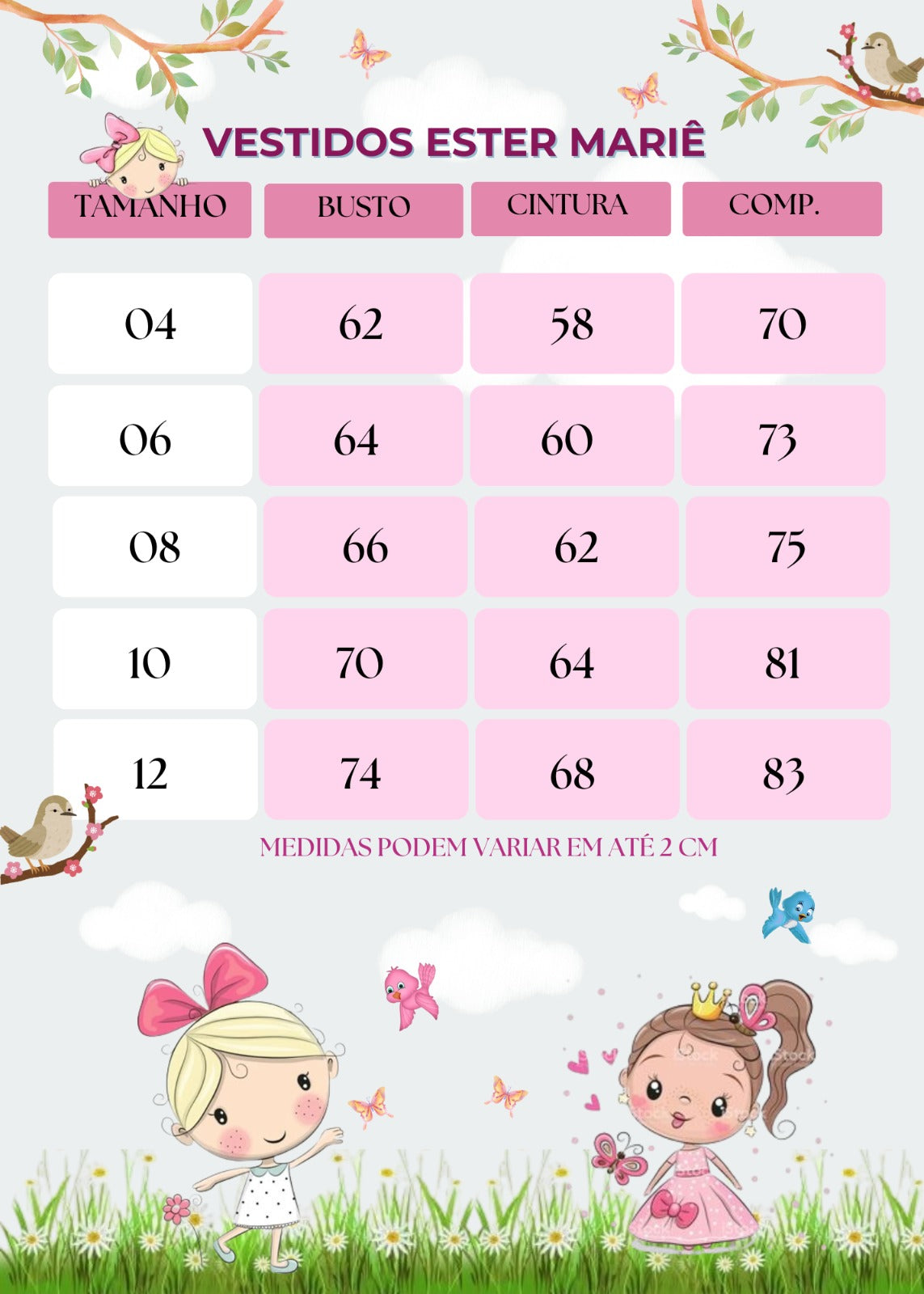 Vestido Infantil Branco com Tule e Florzinhas