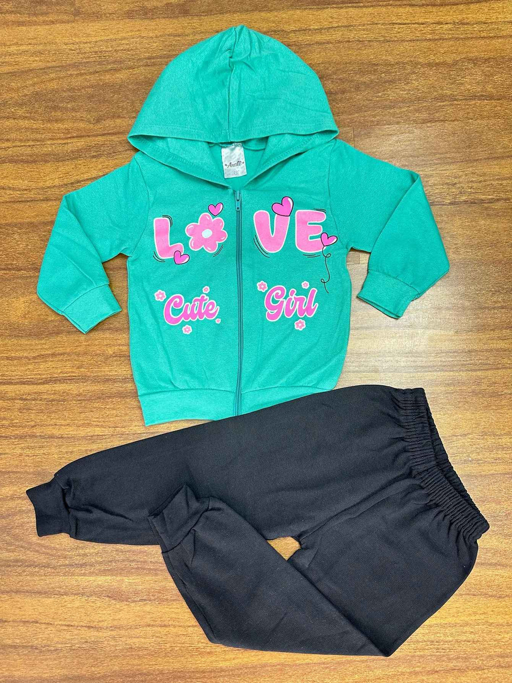 Conjunto Infantil Moletom Meninas Com Estampas 08 Peças Confortáveis
