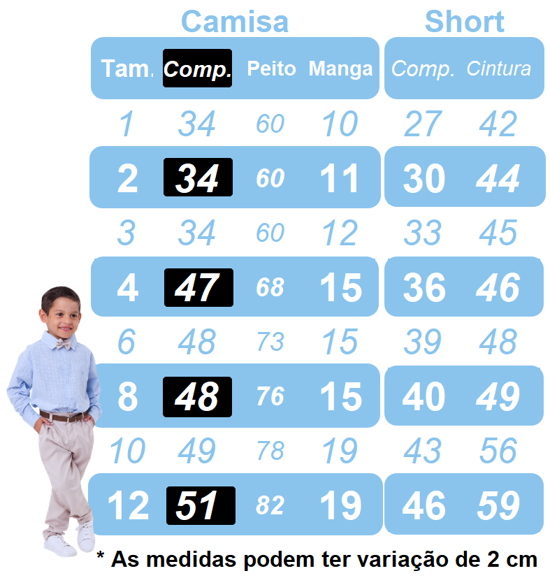 Conjunto Social Short Susp. Gravata Azul Marinho Camisa