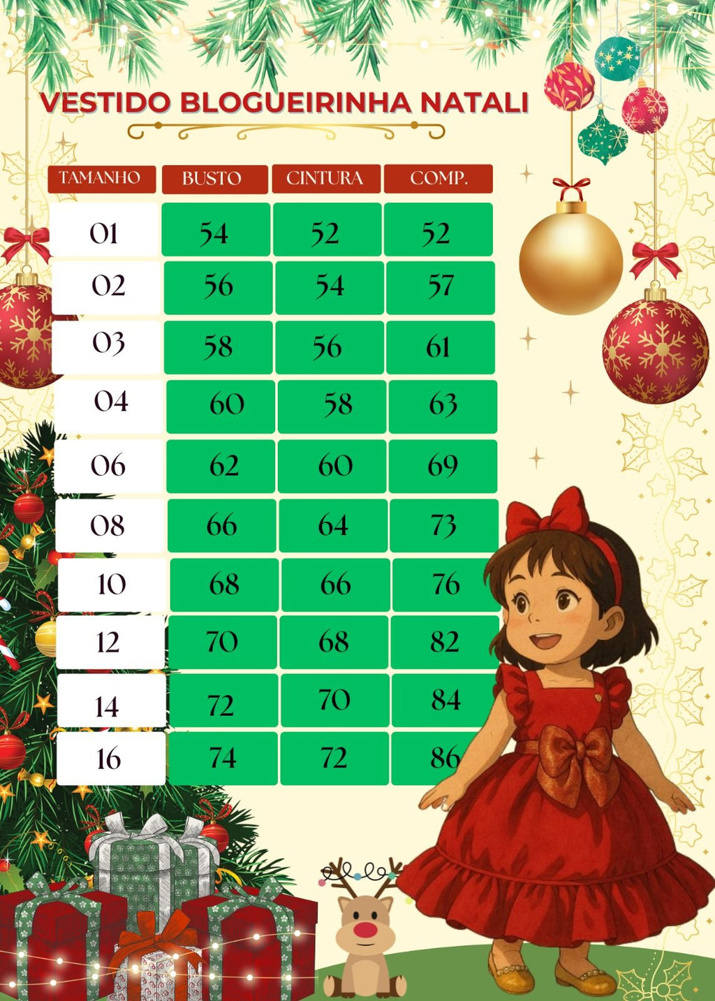Vestido Verde Infantil em Poliéster com Laço nas Costas