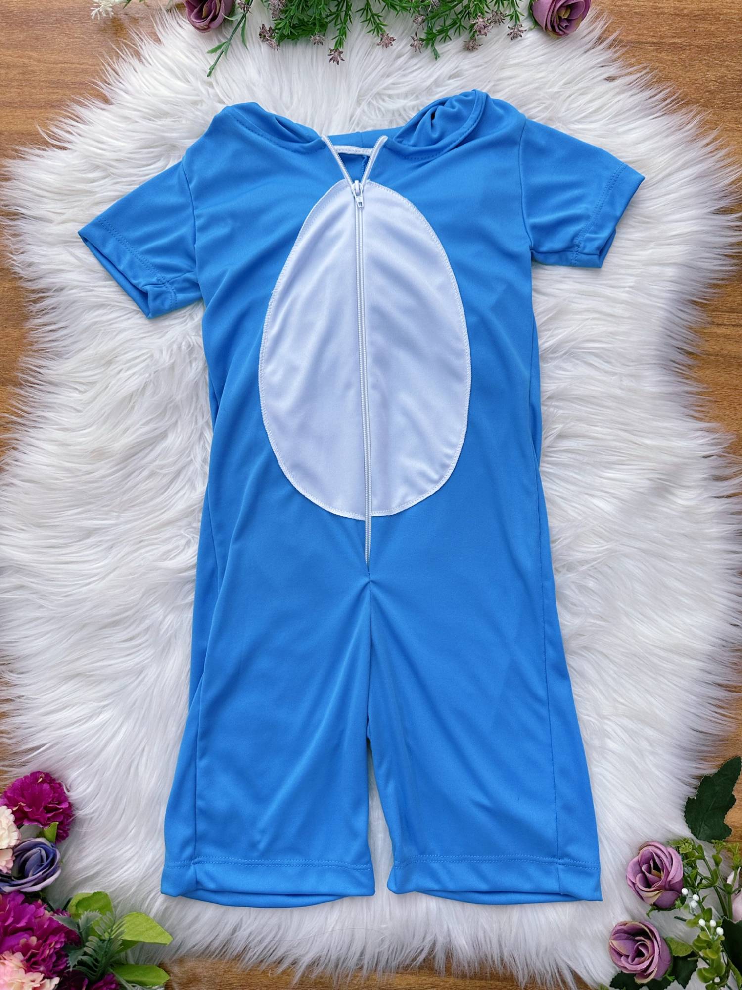 Fantasia Azul do Stitch Angel Lilo para Crianças