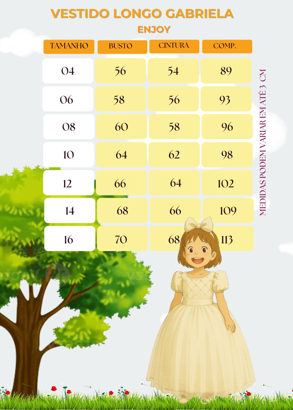 Vestido Longo Infantil Marsala em Tecido Acetinado com Bordados