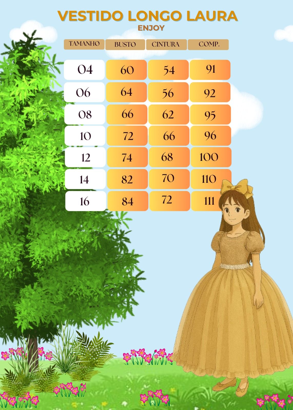 Vestido Longo Infantil Azul Royal com Corpete de Renda e Saia de Tule