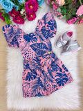 Conjunto Rosa de Viscose com Short e Cropped para o Verão