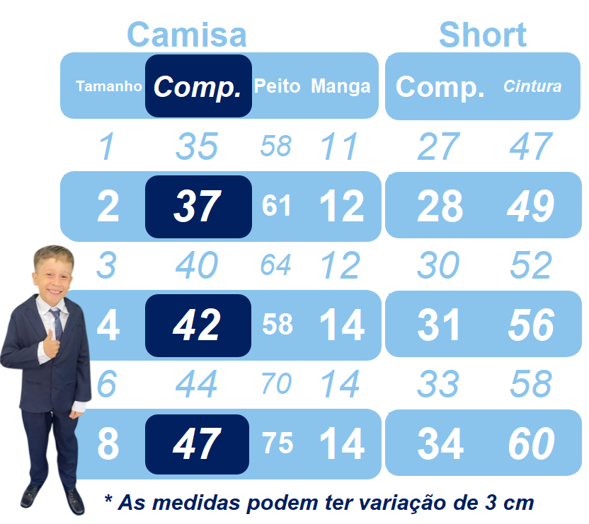 Conjunto Social Luxo Camisa Branca Bermuda e Suspensório Cinza Claro