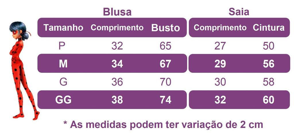 Fantasia Infantil Joaninha com Bolinhas, Máscara e Bracelete