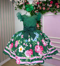 Vestido Verde de Natal com Charme e Magia