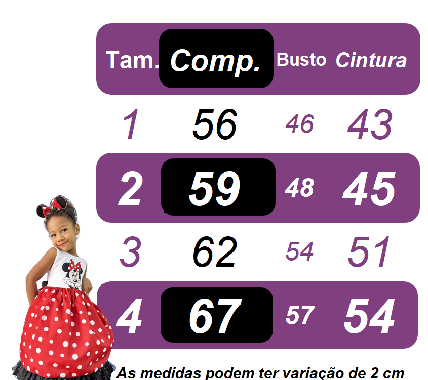 Vestido Infantil Minnie Vermelho Luxo Bolas Brancas C/Tiara