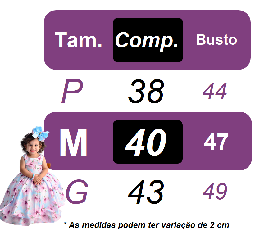 Vestido Infantil Luxo Rosa Bebê Jardim Encantado
