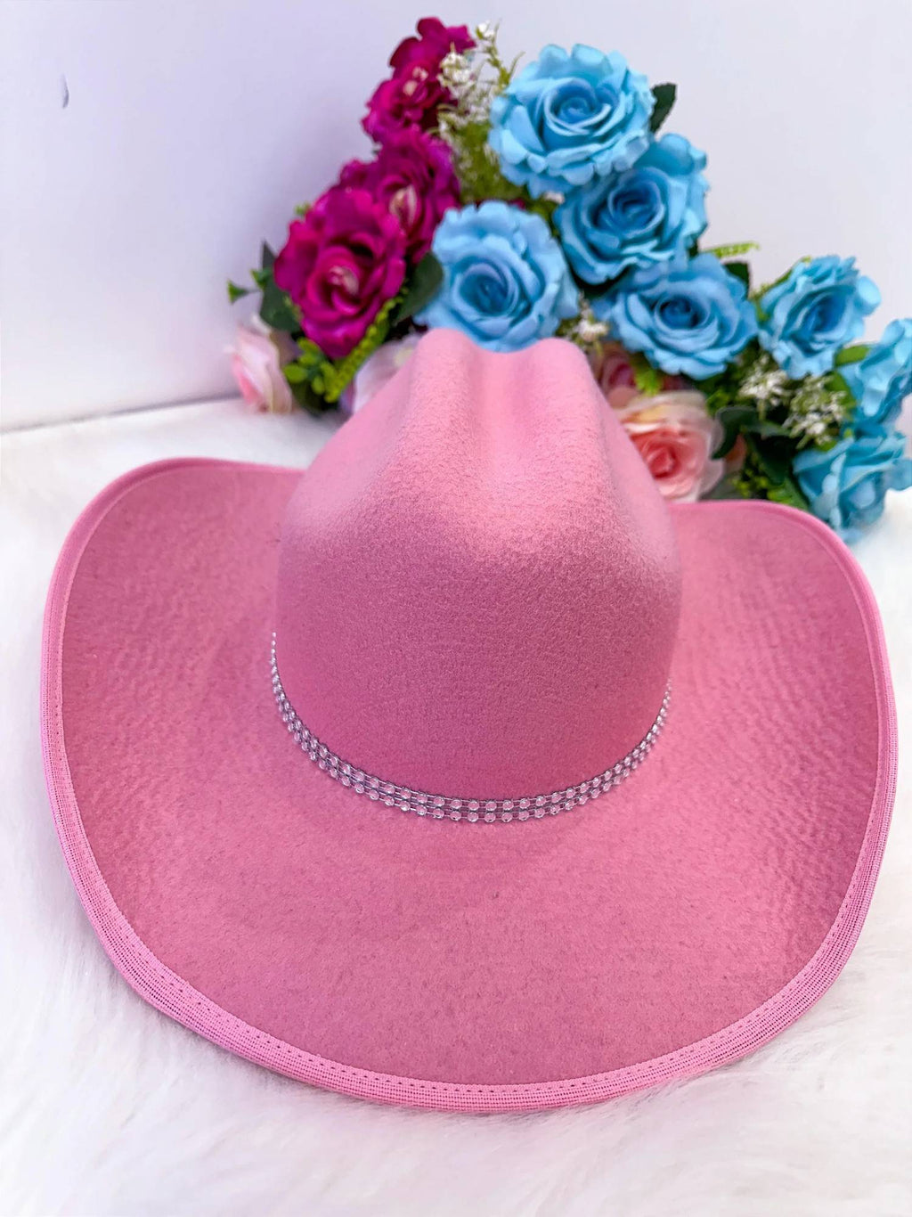 Conjunto Jeans Boiadeira com Chapéu e Franjas para Meninas