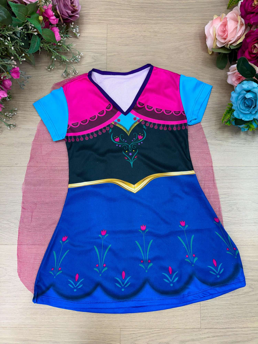 Fantasia Infantil Frozen Ana para Crianças