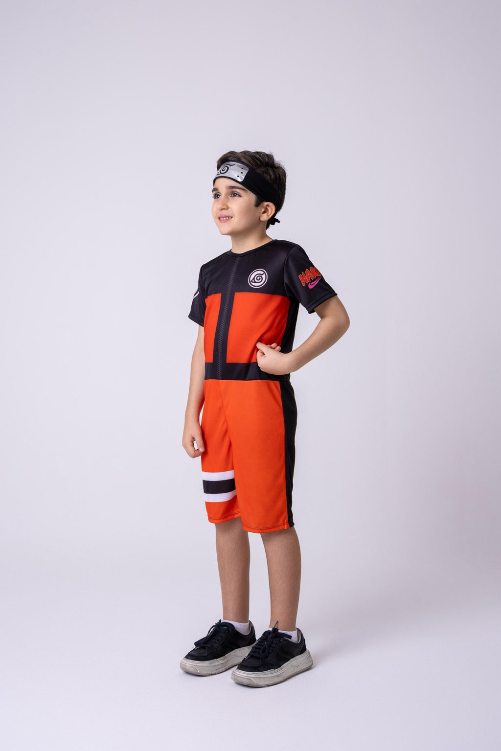Fantasia Temática Naruto em Tecido Elenca Premium para Crianças