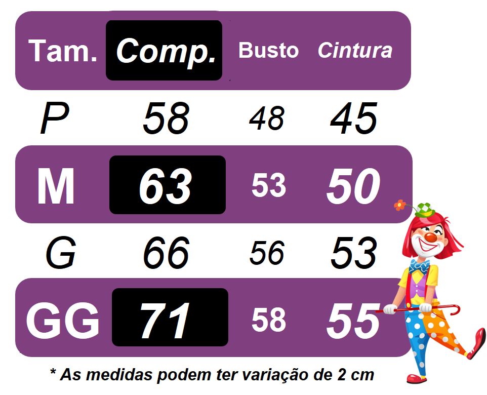 Fantasia Infantil Colorida de Palhacinha com Brilho e Pompons