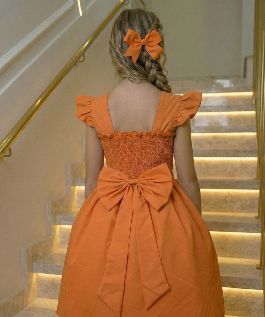 Vestido Longo Terracota com Babado em Tule para Festas e Formaturas