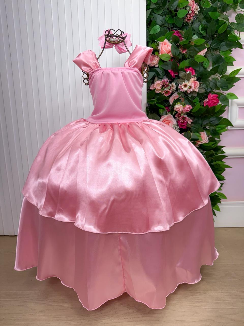 Fantasia Aurora A Bela Adormecida Modelo 3 para Crianças