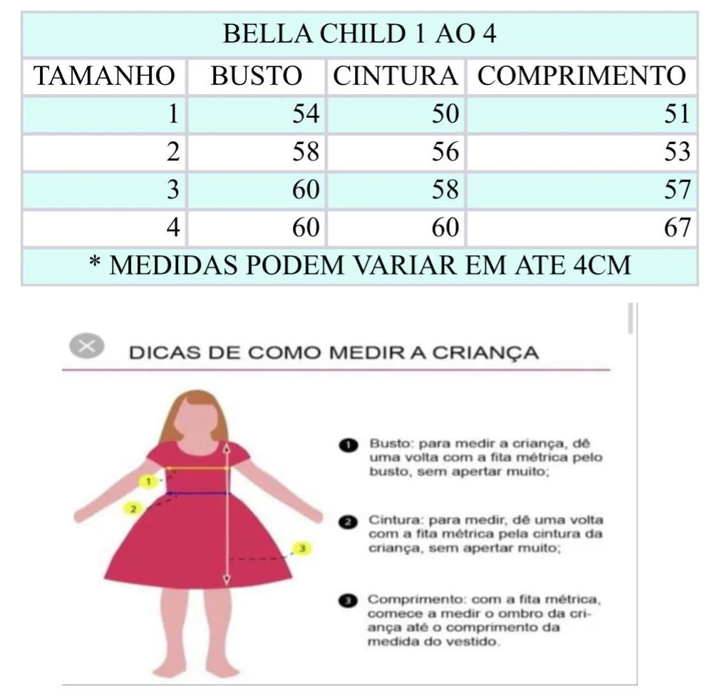 Vestido Infantil Rosa Bebê em Tecido Misto com Laço