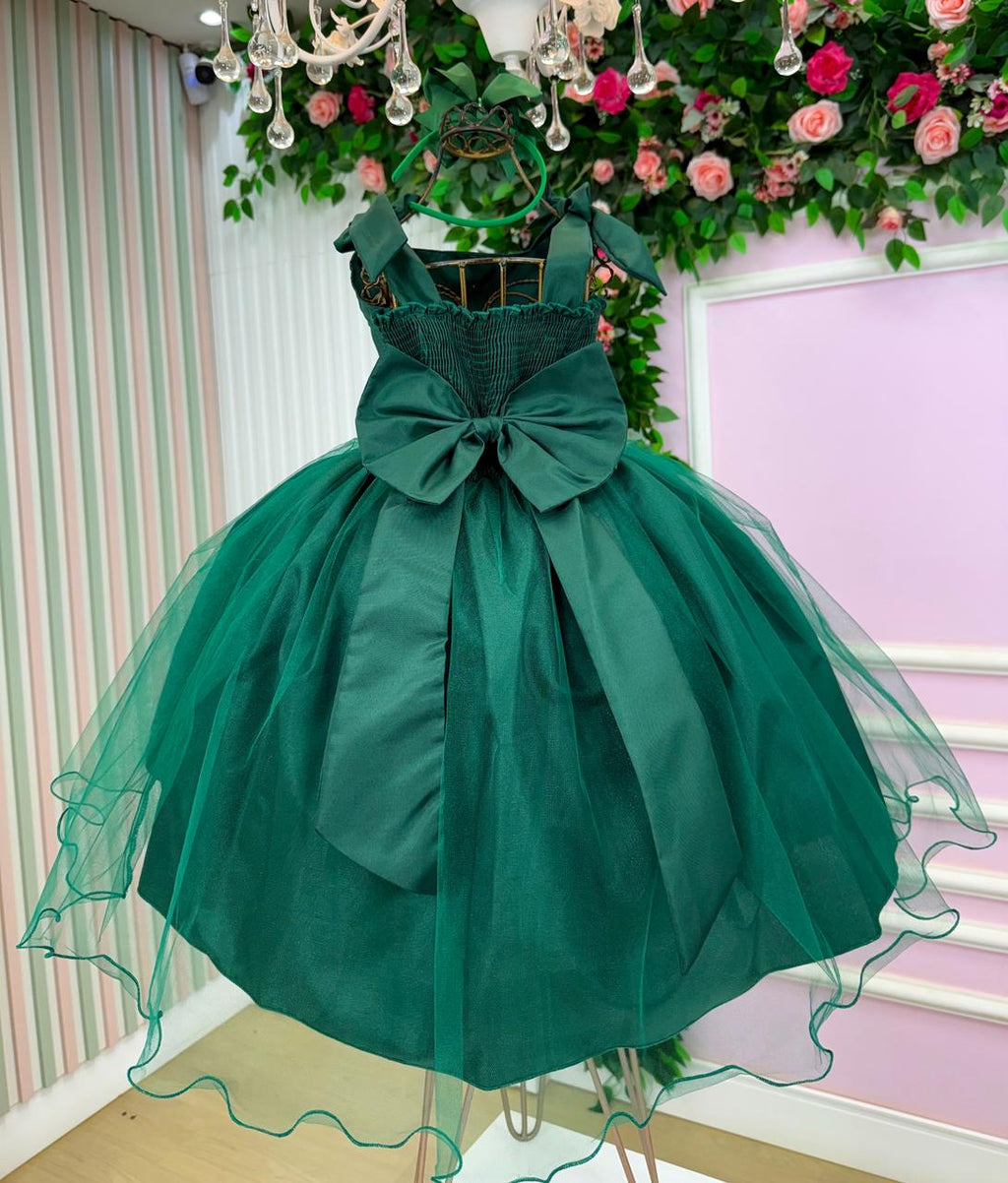 Vestido Marie Mariely Verde Esmeralda