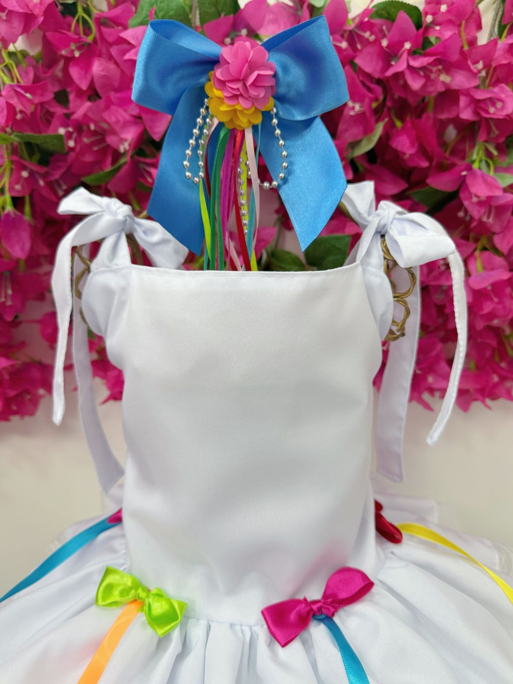 Vestido Infantil Luxo Junino Arraiá Caipira para Noiva