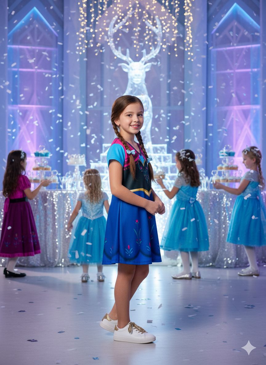 Fantasia Infantil Frozen Ana para Crianças