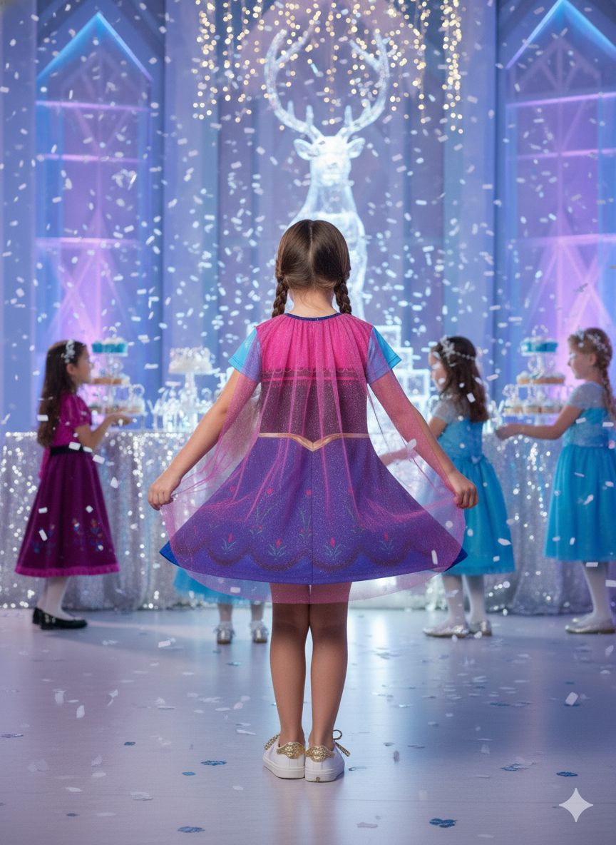 Fantasia Infantil Frozen Ana para Crianças