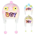 Touca Infantil c/Tapa Orelhas Forrada 15x20cm  Cores Sortidas
